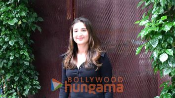 Photos: Dhvani Bhanushali snapped at a salon in Bandra