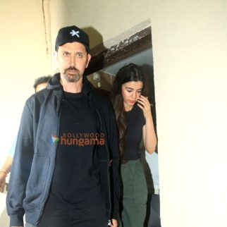 Photos: Hrithik Roshan and Saba Azad snapped at PVR in Juhu