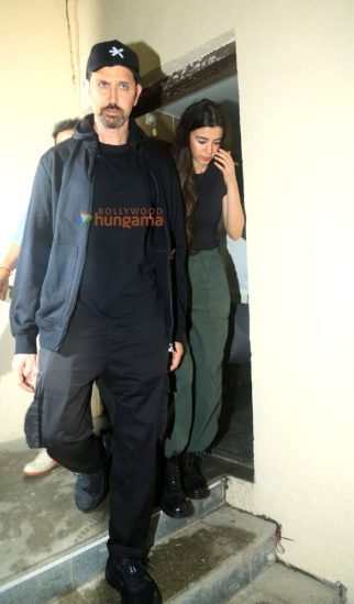 Photos: Hrithik Roshan and Saba Azad snapped at PVR in Juhu