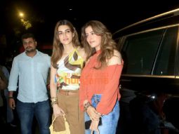 Photos: Kriti Sanon and Nupur Sanon snapped in Bandra