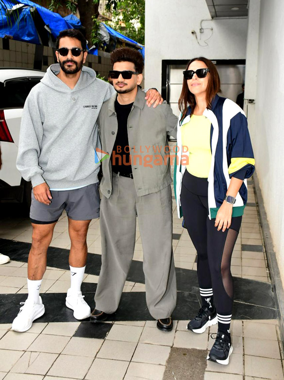 photos neha dhupia angad bedi munawar faruqhi and parul gulati snapped at ariel studio 6