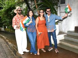 Photos: Neha Dhupia, Angad Bedi, Sanjay Kapoor and Maheep Kapoor snapped shooting for Double Date at Olive in Bandra