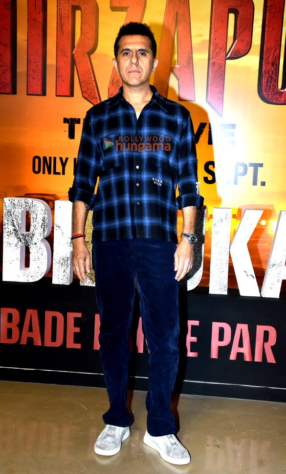 photos pankaj tripathi ali fazal shweta tripathi farhan akhtar ritesh sidhwani sonal chauhan divyenndu abhishek banerjee and rasika dugal snapped at the trailer launch of mirzapur 6