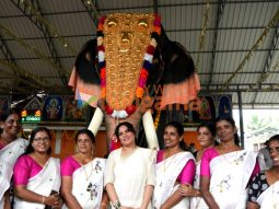 Photos: Richa Chadha and PETA India gift life-size mechanical elephant to Kerala’s Gurupuram Sree Maha Vishnu temple