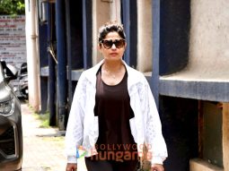 Photos: Shamita Shetty snapped outside a gym in Bandra