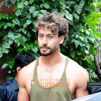 Photos: Tiger Shroff snapped outside a salon in Bandra