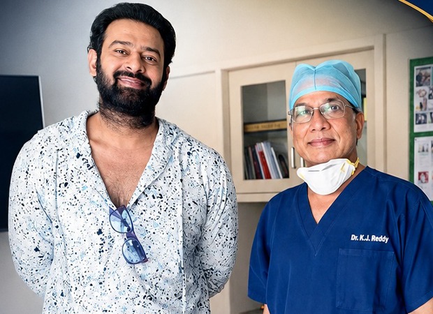 Prabhas posing in a photo with Orthopaedic surgeon Dr KJ Reddy sparks concern among fans