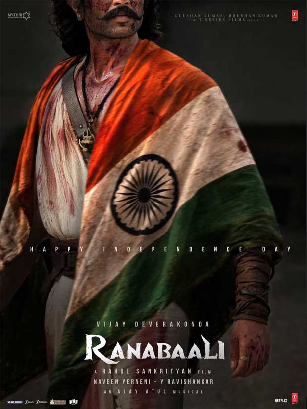 Vijay Deverakonda turns fierce warrior in new Ranabaali Independence Day poster