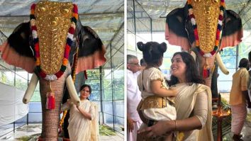 Richa Chadha on celebrating Onam with daughter Zuneyra at Kerala temple, “To see my daughter enjoy the festivities, colours and immerse in the traditions felt truly special”