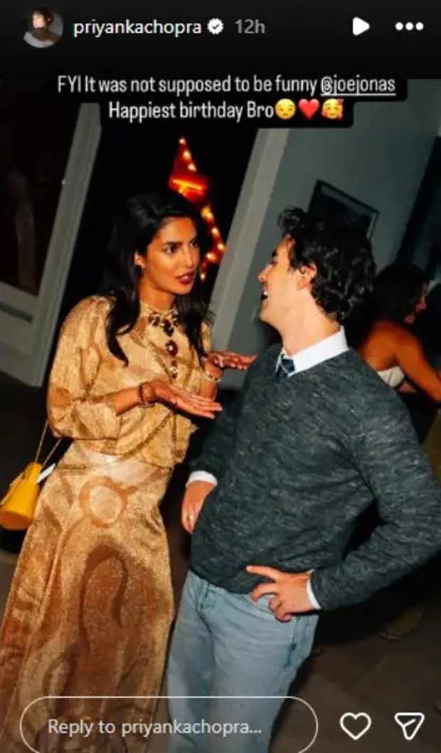 Priyanka Chopra Jonas shares hilarious birthday wish for brother-in-law Joe Jonas