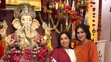 Sara Ali Khan shares glimpses from Nidhi Dutta’s family Ganpati celebrations; see post