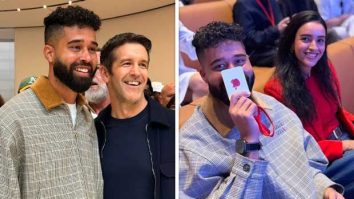 AP Dhillon joins Apple CEO John Ternus at Apple Park for iPhone Duo launch; Triptii Dimri also attends event