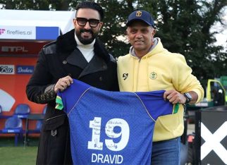 Abhishek Bachchan receives signed no. 19 jersey from Rahul Dravid as a gift amid ETPL’s European debut