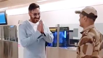 Ajay Devgn is all smiles as he arrives in Assam