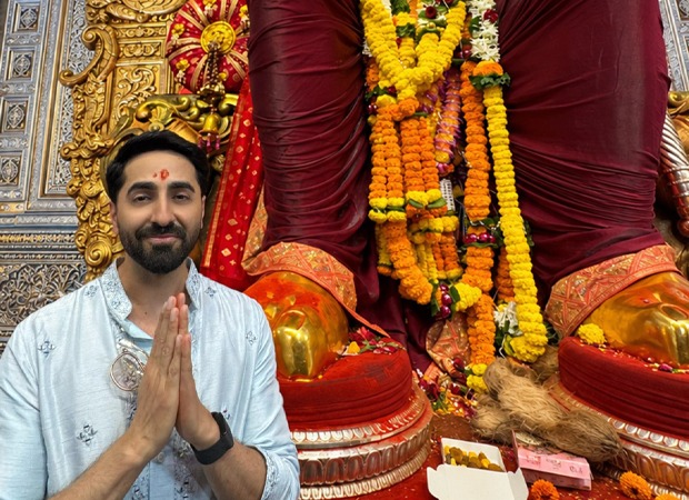 Ayushmann Khurrana seeks blessings at Lalbaugcha Raja Ganpati ahead of his film releases; says “Only gratitude”