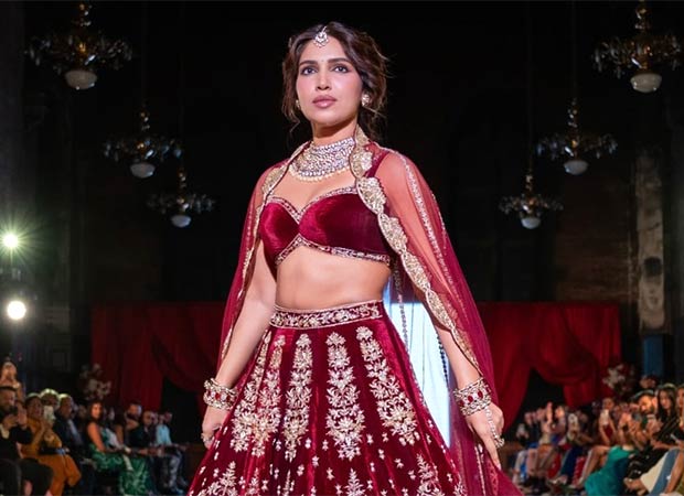 Bhumi Pednekar turns showstopper for Nazranaa at New York Fashion Week in red lehenga Bhumi Pednekar turns showstopper for Nazranaa at New York Fashion Week in red lehenga