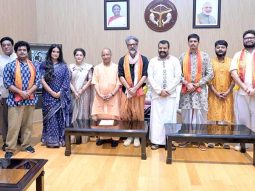 Hanuman Ansh team meets Uttar Pradesh Chief Minister Yogi Adityanath amid box office triumph