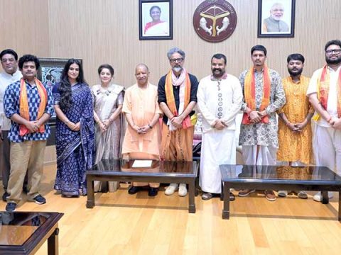 Hanuman Ansh team meets Uttar Pradesh Chief Minister Yogi Adityanath amid box office triumph