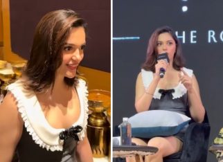 Hunkkaar – The Roar trailer launch: Paparazzi go into a FRENZY as Aneet Padda makes FIRST promotional appearance after Saiyaara; reveals, “I was 19 when I auditioned; a very powerful and sensitive topic for somebody so young”