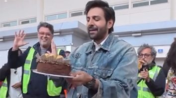 Kartik Aaryan receives a warm welcome on the sets of Captain India after winning the National Award