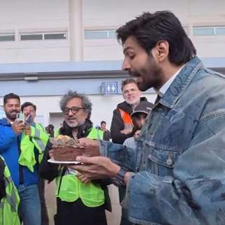 Kartik Aaryan returns to Captain India sets after National Award win, receives warm welcome from crew