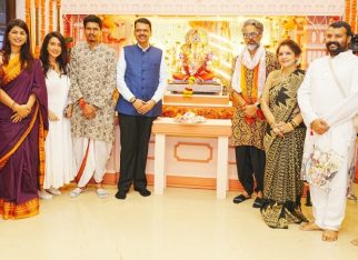 Maharashtra CM Devendra Fadnavis meets Hanuman Ansh team at his residence Varsha; congratulates Vishal Chaturvedi