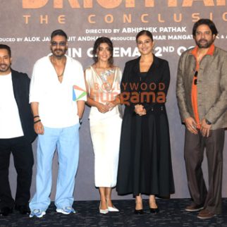 Photos: Ajay Devgn, Shriya Saran, Tabu and others grace the trailer launch of Drishyam – The Conclusion in Goa