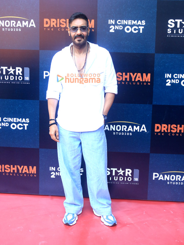 photos ajay devgn shriya saran tabu and others grace the trailer launch of drishyam the conclusion in goa 26 16