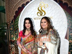 Photos: Amruta Fadnavis and Seema Singh snapped at SPO store in Khar