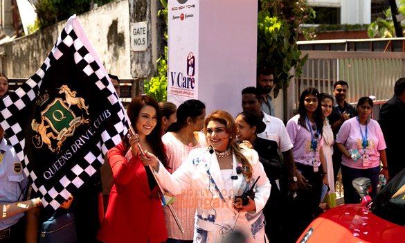 photos amruta fadnavis flagged off the annual drive for cancer awareness hosted by queens drive club at bastian juhu 1