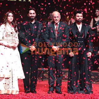Photos: Ayushmann Khurrana, Sharvari, Sooraj Barjatya and Himesh Reshammiya snapped at the Yeh Prem Mol Liya music launch