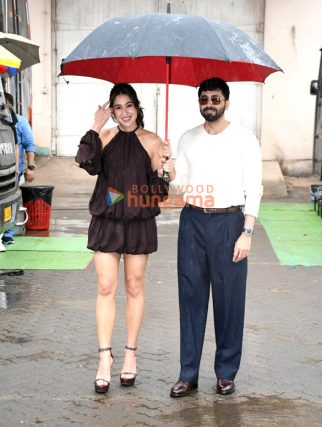 Photos: Ayushmann Khurrana and Sara Ali Khan snapped promoting Udta Teer