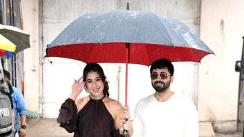 Photos: Ayushmann Khurrana and Sara Ali Khan snapped promoting Udta Teer