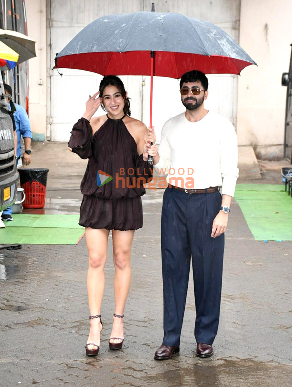 photos ayushmann khurrana and sara ali khan snapped promoting udta teer 1