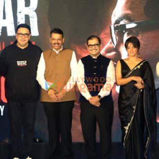 Photos: Devendra Fadnavis, Ujjwal Nikam, Dinesh Vijan, Rajkummar Rao and others snapped at Prahaar trailer launch