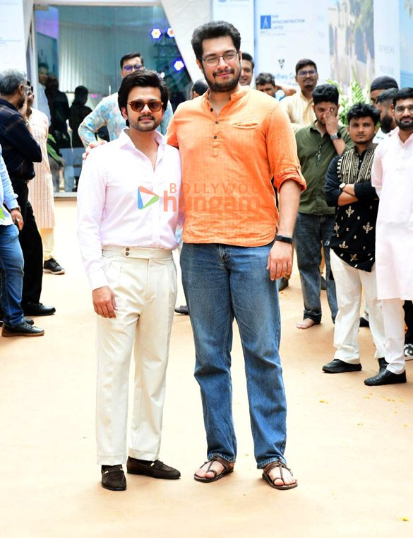 photos junaid khan snapped at bhumi pooja of a building in pali hill 3