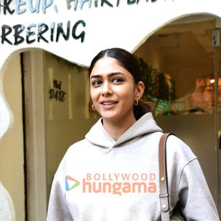 Photos: Mrunal Thakur spotted outside a salon in Bandra