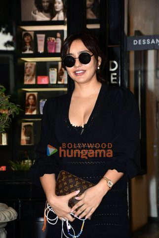 Photos: Neha Sharma snapped outside a salon in Bandra