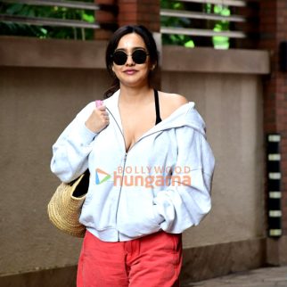 Photos: Neha Sharma snapped outside her residence in Bandra