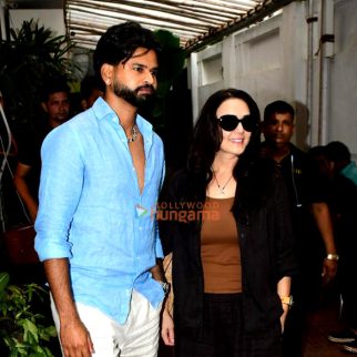 Photos: Preity Zinta with Shreya Iyer snapped outside a restaurant in Bandra