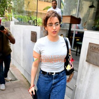 Photos: Sanya Malhotra snapped in Bandra