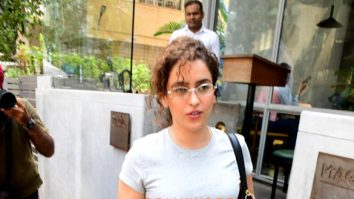 Photos: Sanya Malhotra snapped in Bandra
