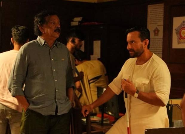 Saif Ali Khan ve yönetmen Priyadarshan Haiwaan filmi çekimlerinde