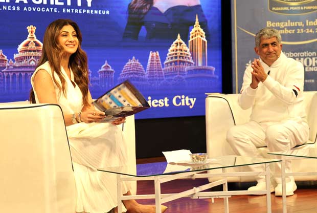 Shilpa Shetty, Arjun Kapoor, and more discuss happiness at India’s FIRST World Happpiness Summit: "Gratitude is something that you have to practice"