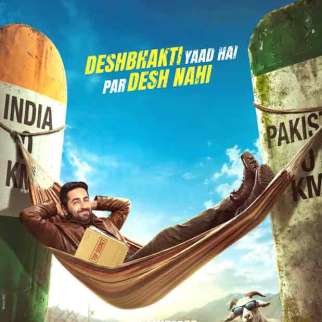 Ayushmann Khurrana literally hangs between India and Pakistan in quirky first poster of Udta Teer; film to release on October 9