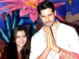 Sidharth Malhotra seeks blessings at Lalbaugcha Raja with Ektaa R Kapoor ahead of The Vvaan trailer launch