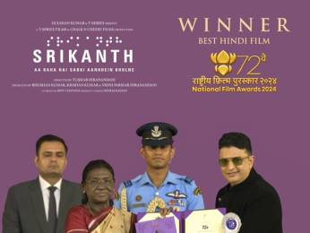 Srikanth honoured with National Film Award for Best Hindi Film; producer Bhushan Kumar receives prestigious honour from President Droupadi Murmu Srikanth honoured with National Film Award for Best Hindi Film; producer Bhushan Kumar receives prestigious honour from President Droupadi Murmu