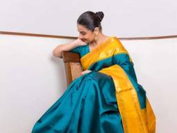 Vidya Balan embraces peacock green on Maha Navami, pays tribute to Maa Siddhidatri