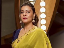 Kajol having a fulfilling time during Durga Puja