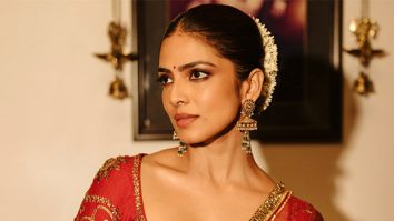 Malavika Mohanan turns heads in a rich crimson lehenga with antique gold jewellery and traditional ‘Gajra’ styling